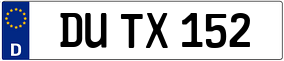 Truck License Plate